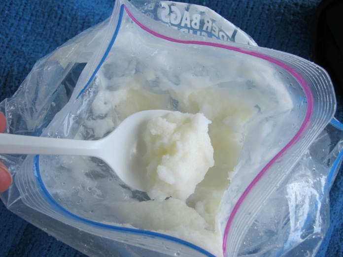 Image result for ice cream plastic bag